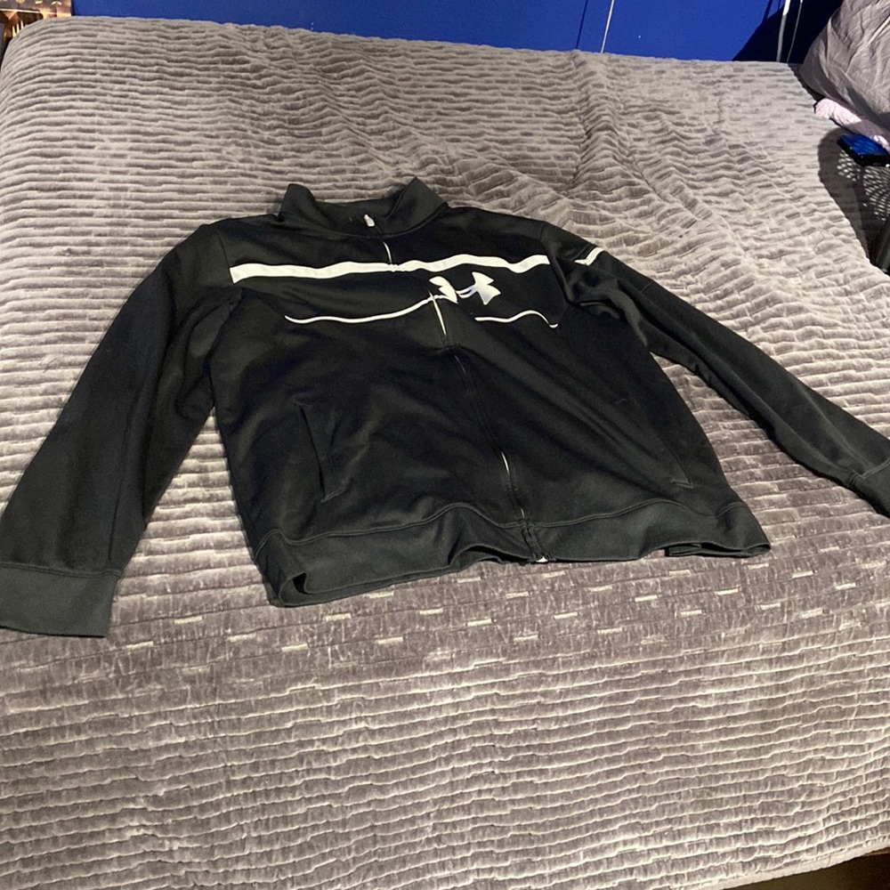 Black Under Armour Men’s Track Jacket (Never Worn Before)
